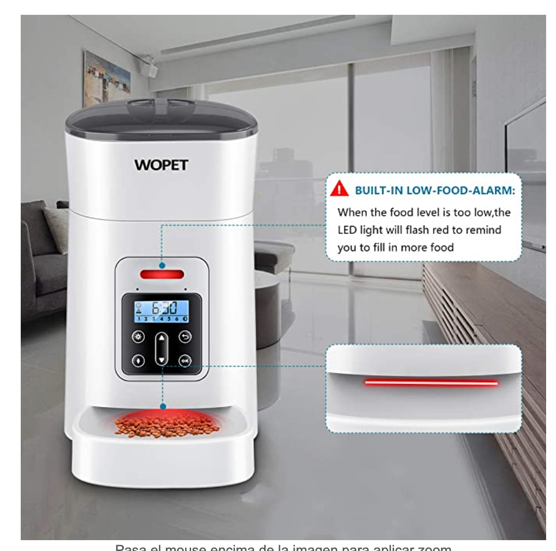 Alimentador automático para Perros y gatos