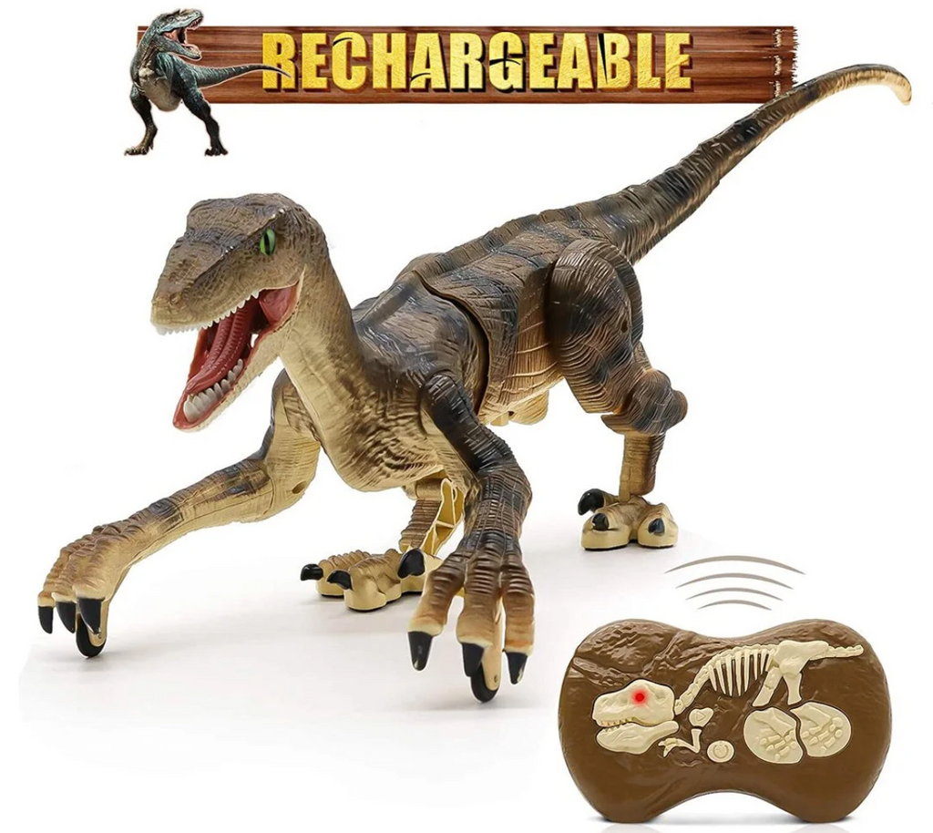 Dinosaurio con control remoto